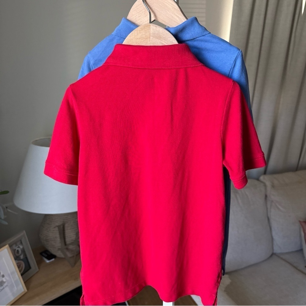 Oshkosh B’Gosh Boy’s 2 Polos Bundle Red/Blue Size 6/6A - Picture 6 of 10